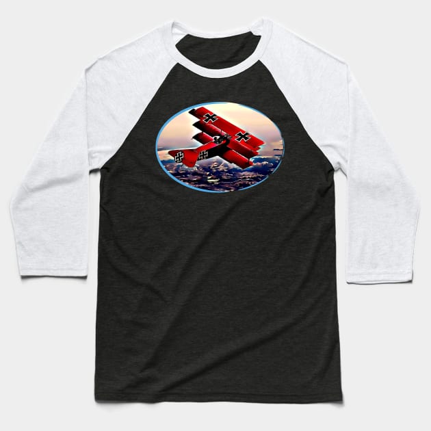 The Red Baron Baseball T-Shirt by Arie